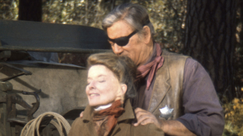 Eula Goodnight and Rooster Cogburn in Rooster Cogburn