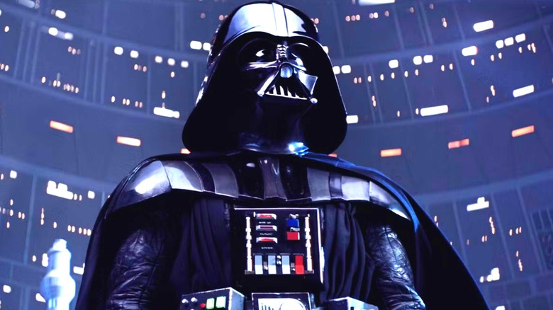 Darth Vader stands over his son in Star Wars: Episode V — The Empire Strikes Back (1980)