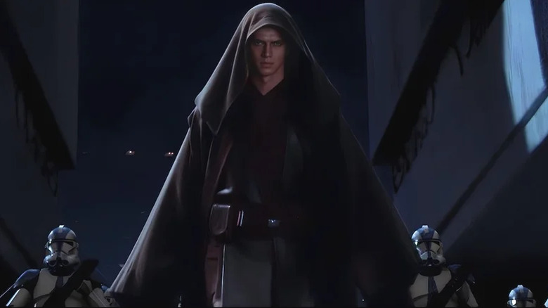 Dark Vader leads an army of Clone Troopers into the Jedi Temple in Star Wars: Episode III — Revenge of the Sith (2006)