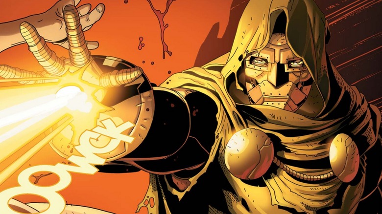 Doctor Doom using energy blast