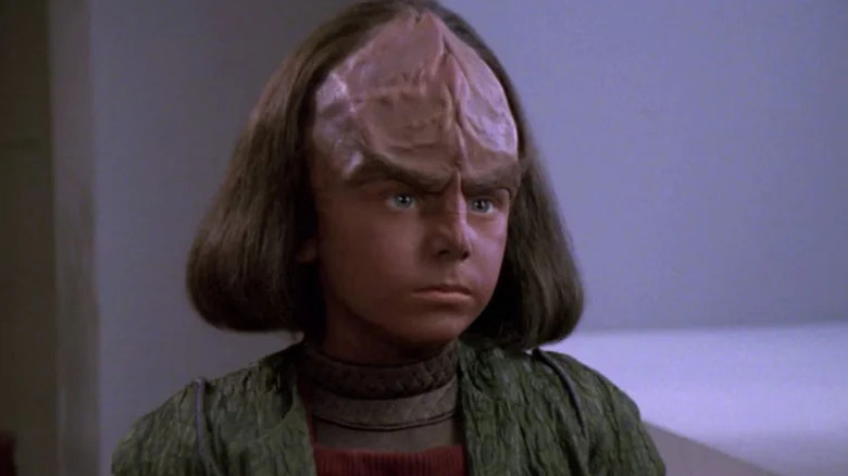 Young Alexander Rozhenko looking angry on "Star Trek: The Next Generation" (1987-1994)