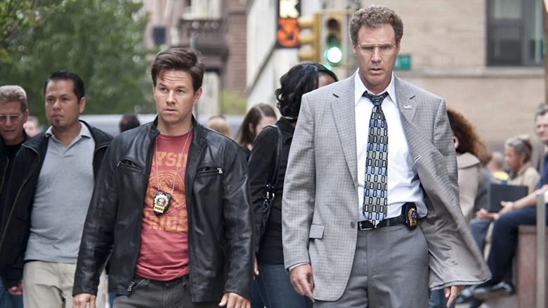 Gamble and Hoitz walk the street