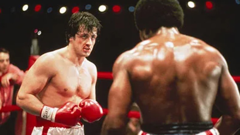 Rocky fighting Apollo Creed