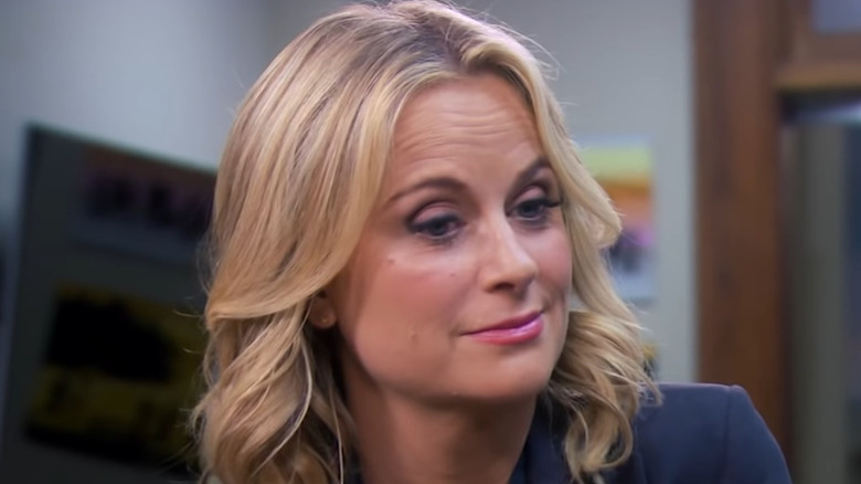 Leslie Knope smirks