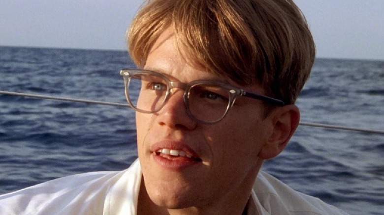 Matt Damon on boat