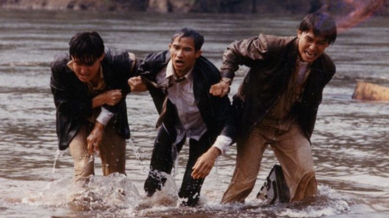 Ben, Paul, and Frank running