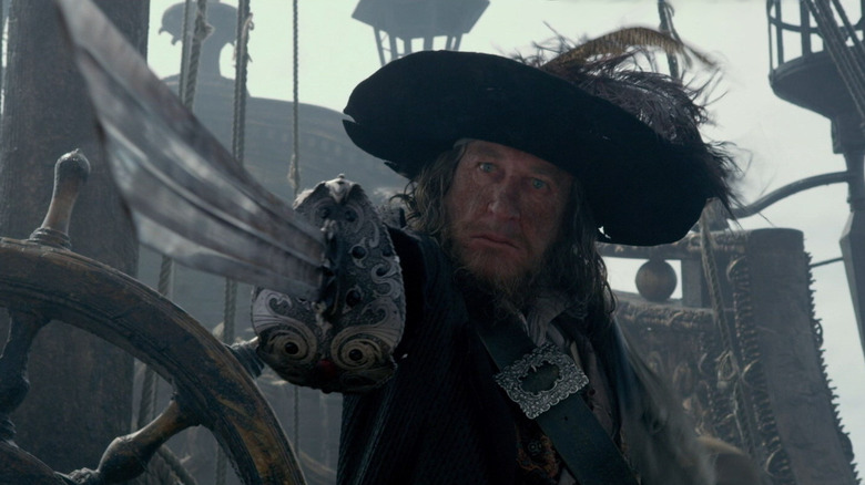 Barbossa  Reacting