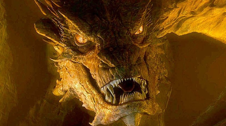 The Hobbit: The Desolation of Smaug dragon