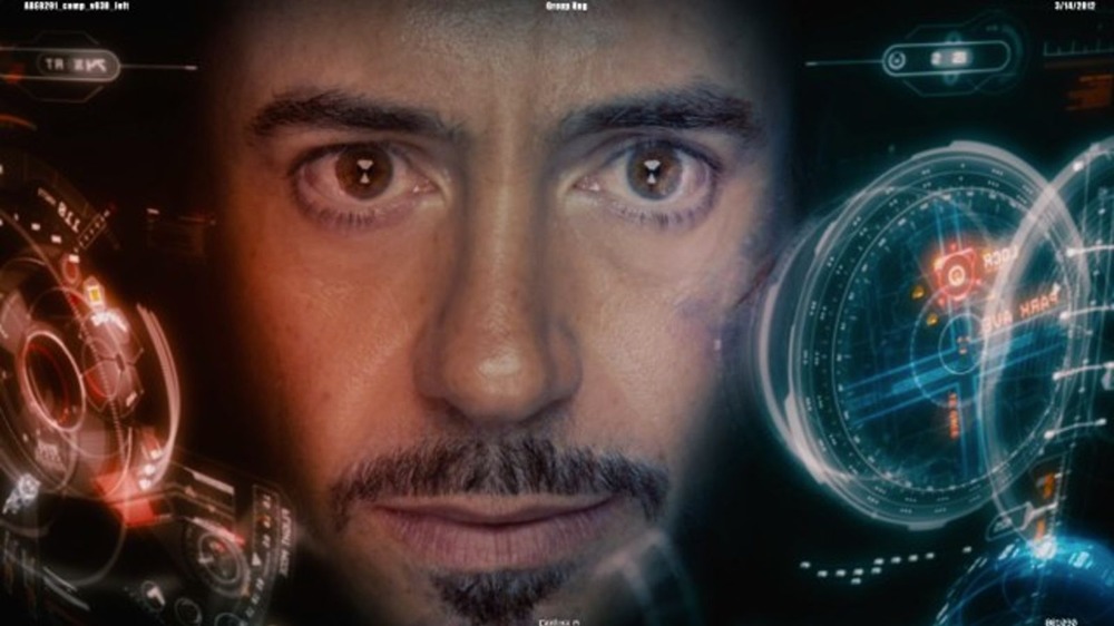 Tony Stark heads up display