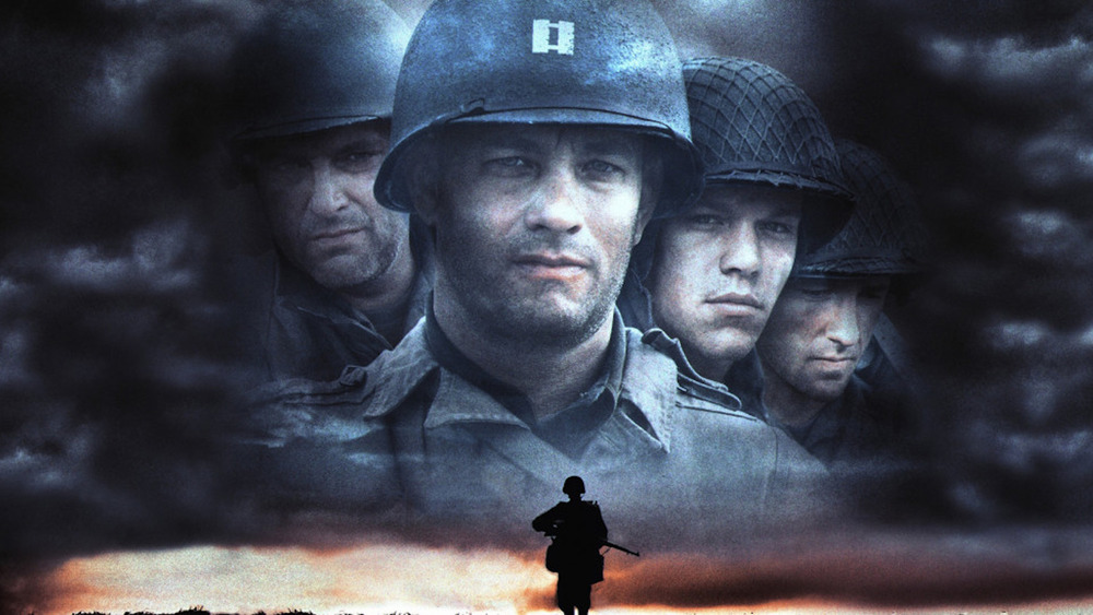 The cast of Saving Private Ryan in promo poster