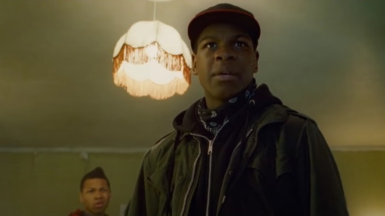 John Boyega wearing jacket