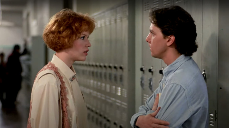 Andie and Blaine argue in hallway