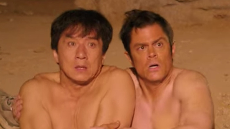 Jackie Chan and Johnny Knoxville