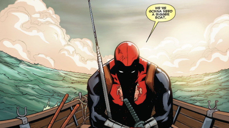 Deadpool on the sea