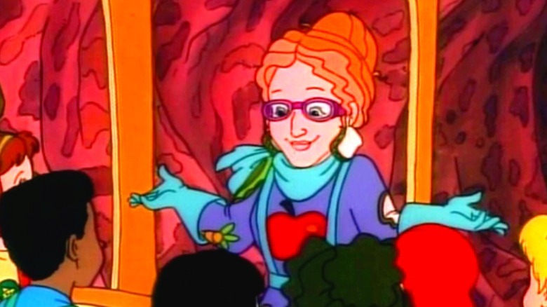 Ms. Frizzle on a field trip