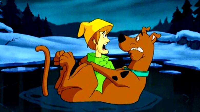Shaggy saves Scooby