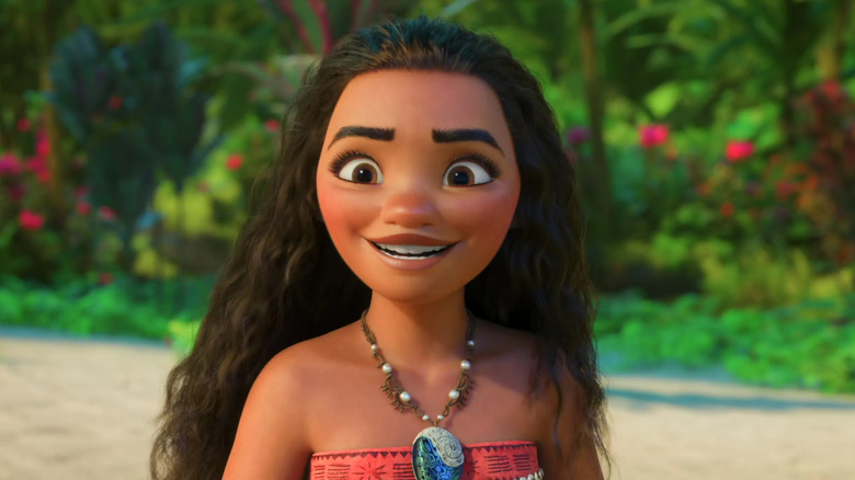 Moana smiling