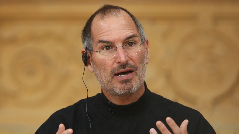 Steve Jobs at an Apple event