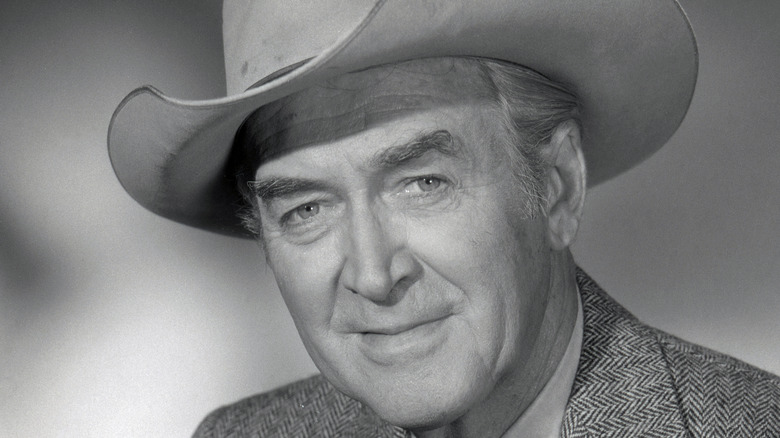 James Stewart in cowboy hat