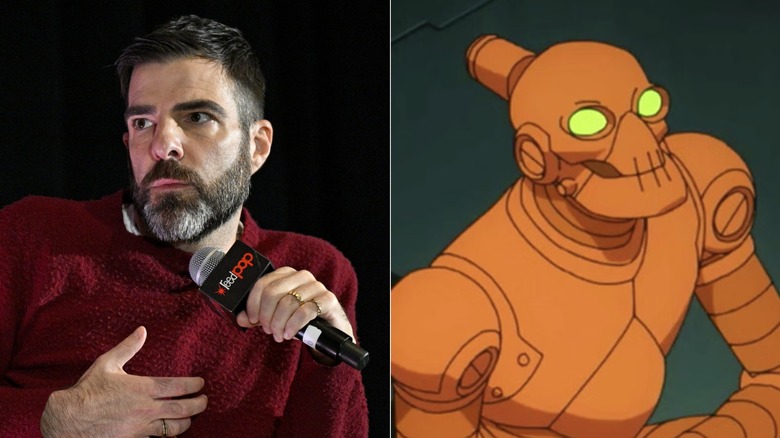 Zachary Quinto and Robot