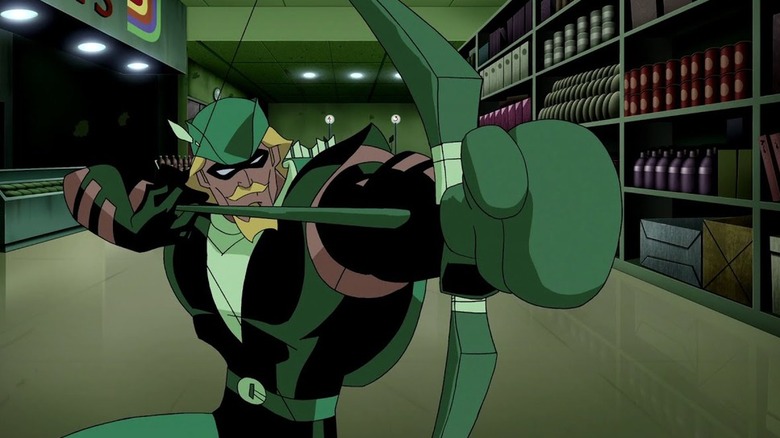 Green Arrow fires