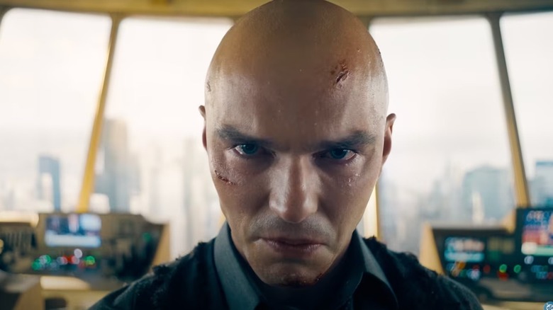 Lex Luthor mustering up all his anger in Superman (2025)