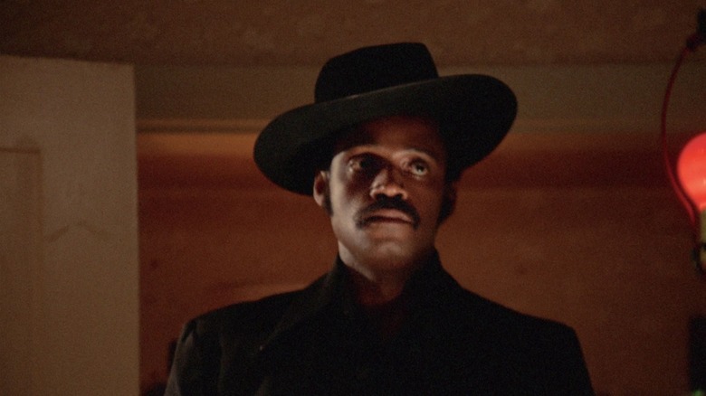 Sweetback wearing his signature hat in "Sweet Sweetback's Baadasssss Song"