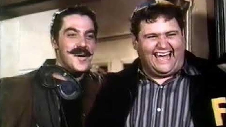 D-Day and Bluto laugh