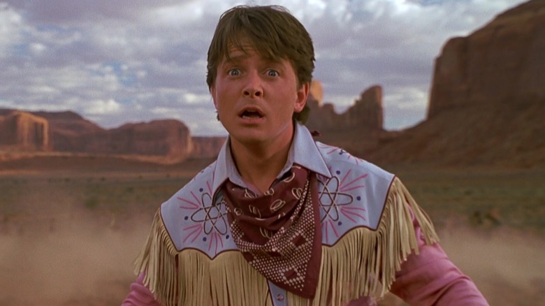 Michael J Fox in Back to the Future Part III