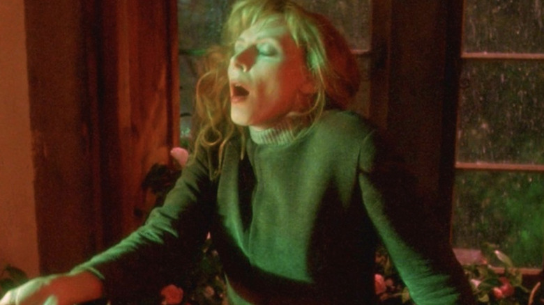 Beverly Crusher and a candle ghost in Star Trek The Next Generation (1994)