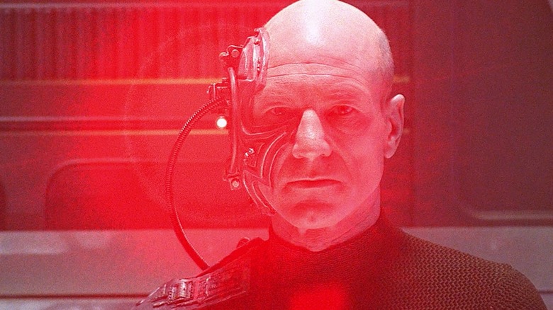 Captain Picard as Locutus of Borg