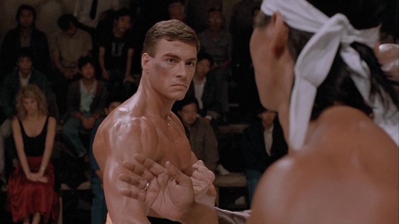 Frank Dux facing an opponent in Bloodsport (1988)