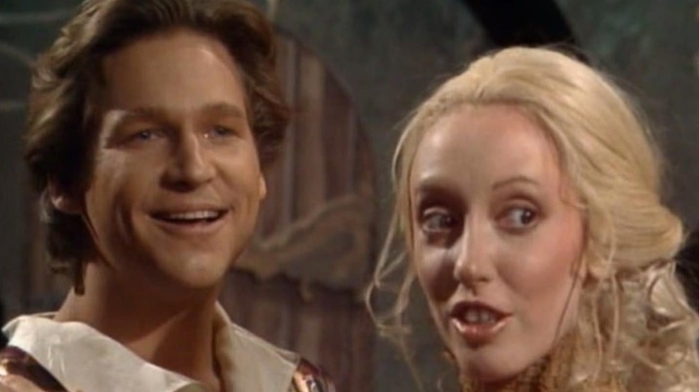 The Prince and Rapunzel conversing in an episode of Faerie Tale Theatre (1983)