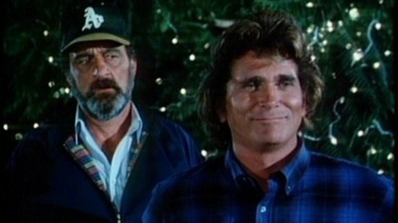 The two leads of Highway to Heaven sharing very different looks (1984)