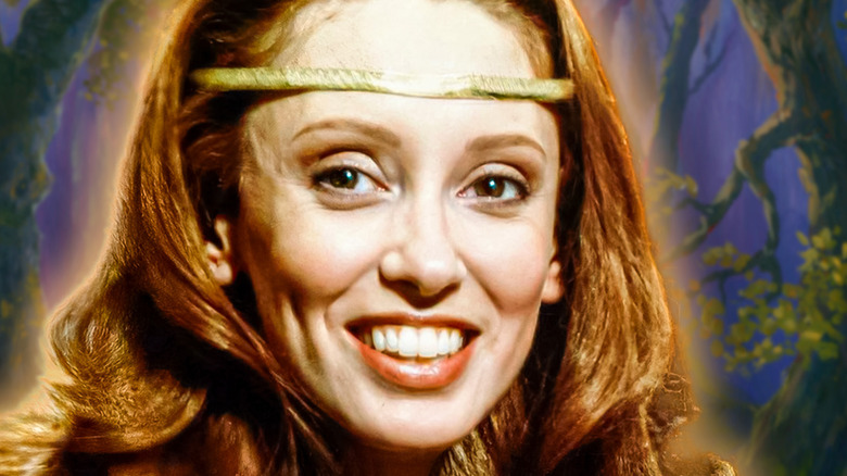 Shelley Duvall in Faerie Tale Theatre against some trees (2026)