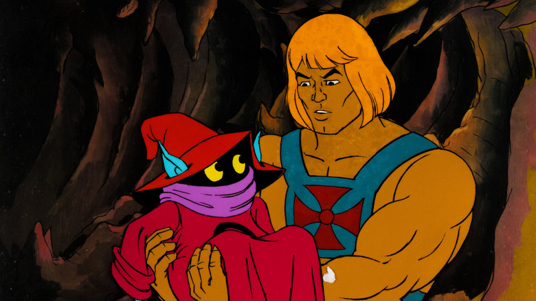 He-Man catches Orko in "He-Man and the Masters of the Universe"