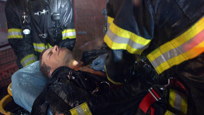 Buck on a stretcher