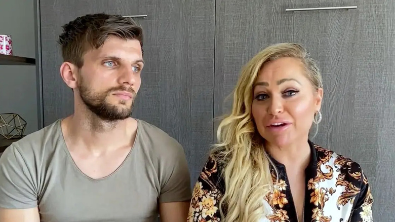 Stacey and Florian talking in 