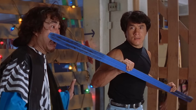 Ma Hon Keung pausing in a fight in Rumble in the Bronx