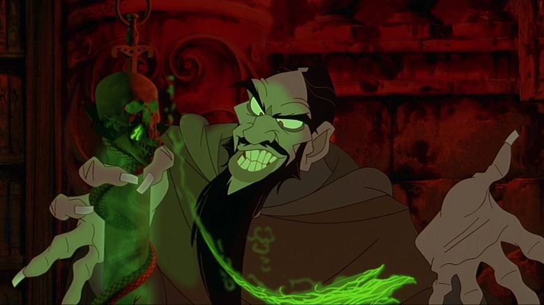 Rasputin casts a spell in "Anastasia" (1997)