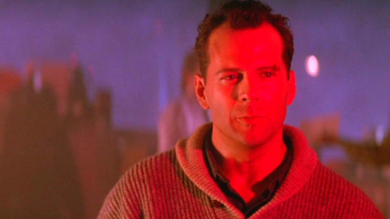 John McClane in an air traffic control tower in "Die Hard 2" (1990)