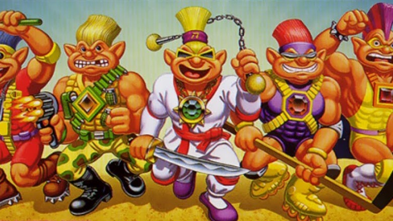 Stone Protectors SNES box