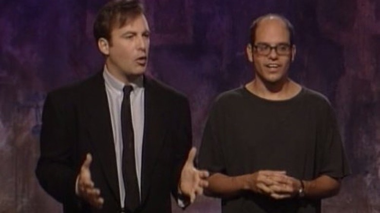 Bob and David presenting