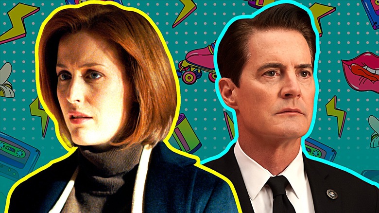 Dana Scully and Dale Cooper '90s print