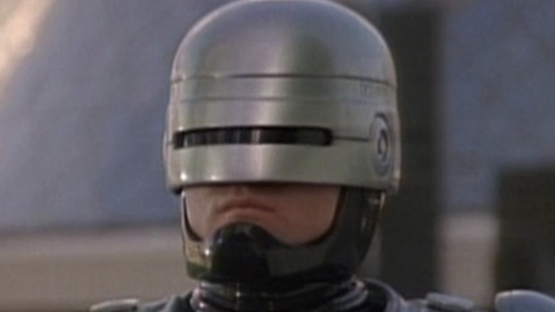 Robocop looks left