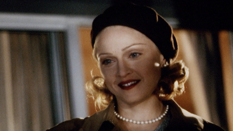 Madonna in black headband and pearls from Body of Evidence (1993)
