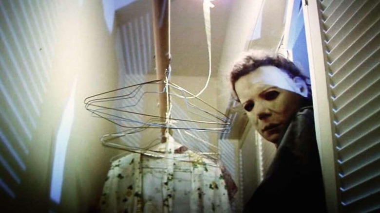 Michael Myers in the closet