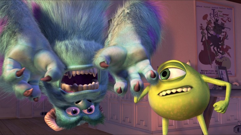 Mike and Sulley scare training