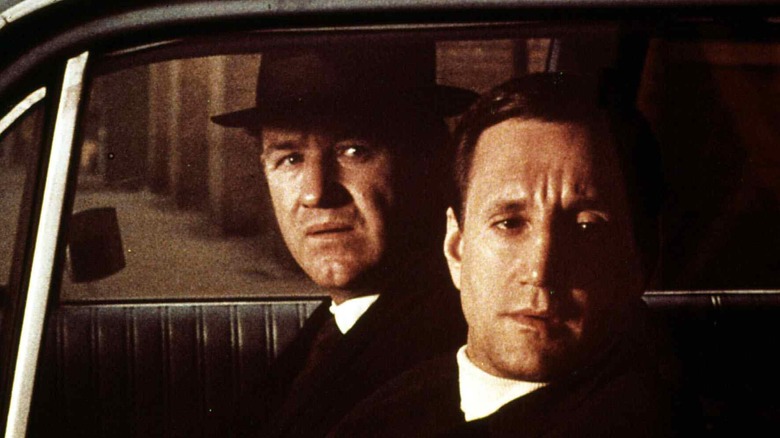 Popeye and Cloudy sitting in a car in The French Connection (1971)