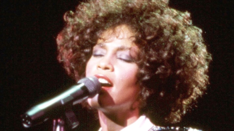 Whitney Houston singing 